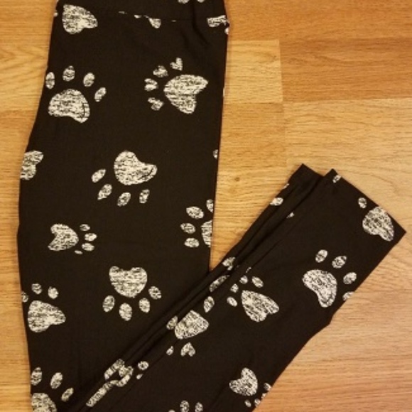 Luilaroe TC paw print leggings - Picture 4 of 6